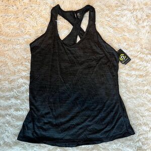 Champion Women's Black Racerback Activewear Athleisure Feminine Tank Top Sz XL
